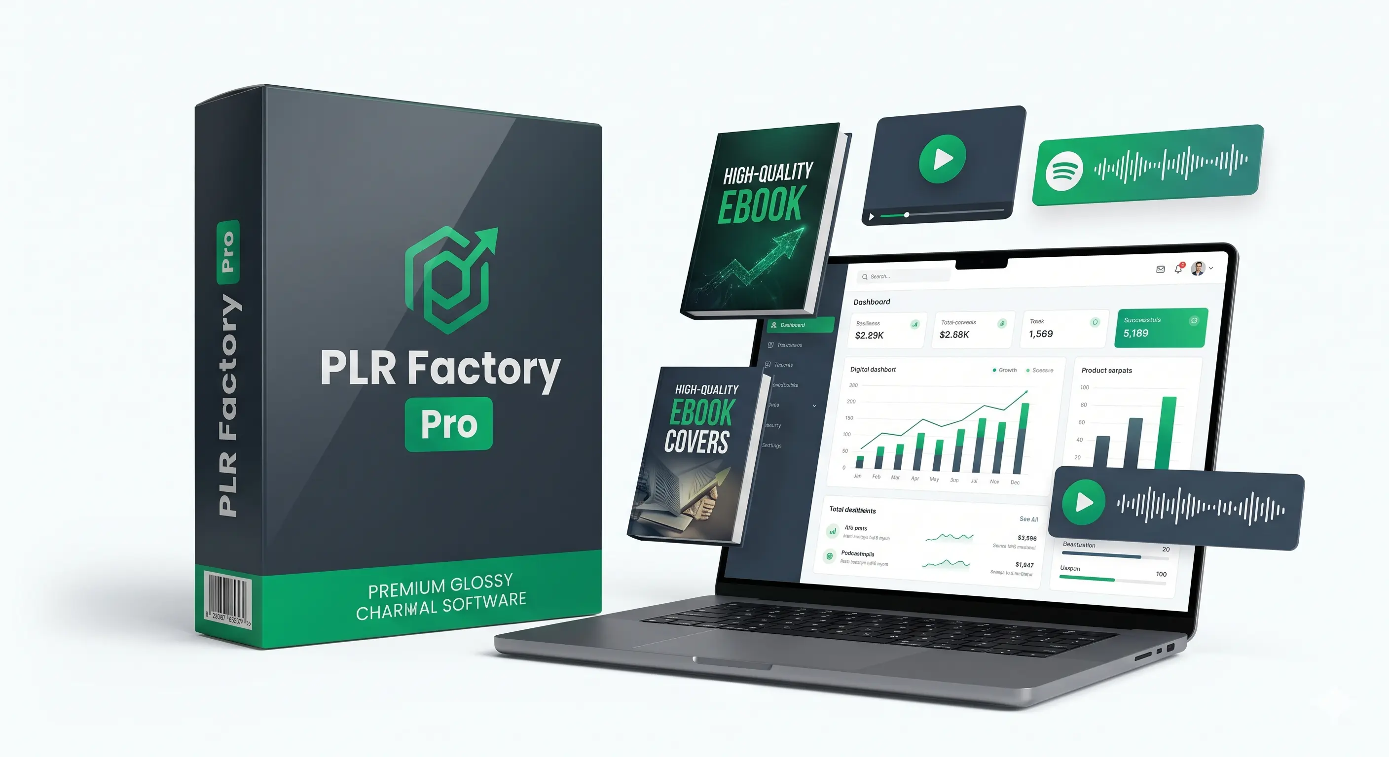 PLR Factory Pro Dashboard